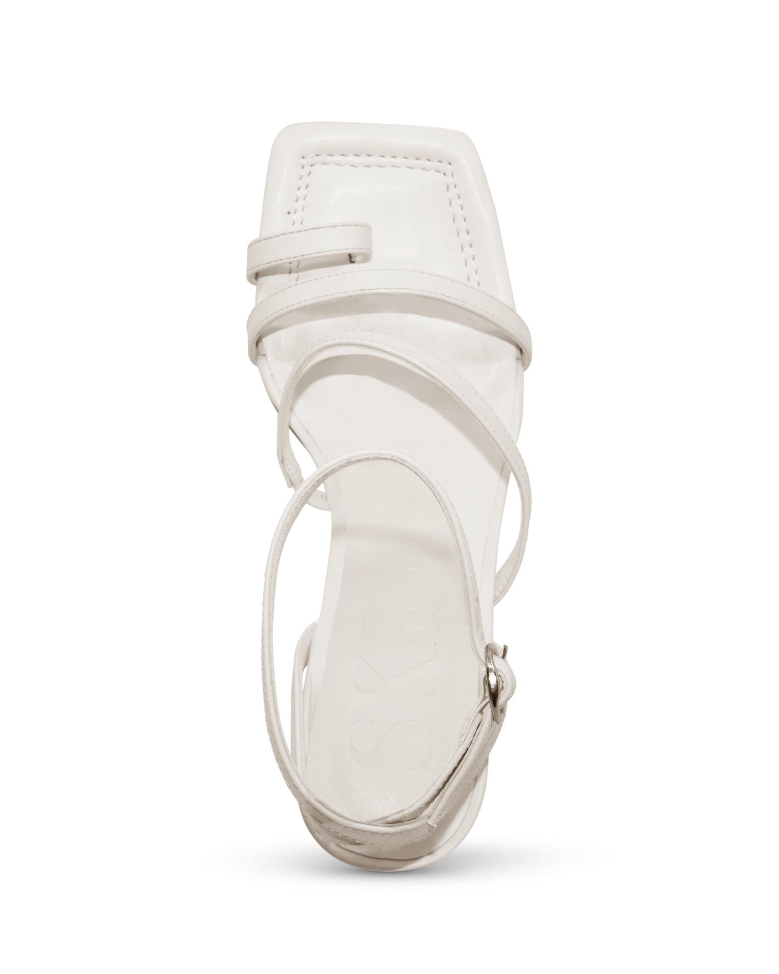 Florance White 8.5cm Heel
