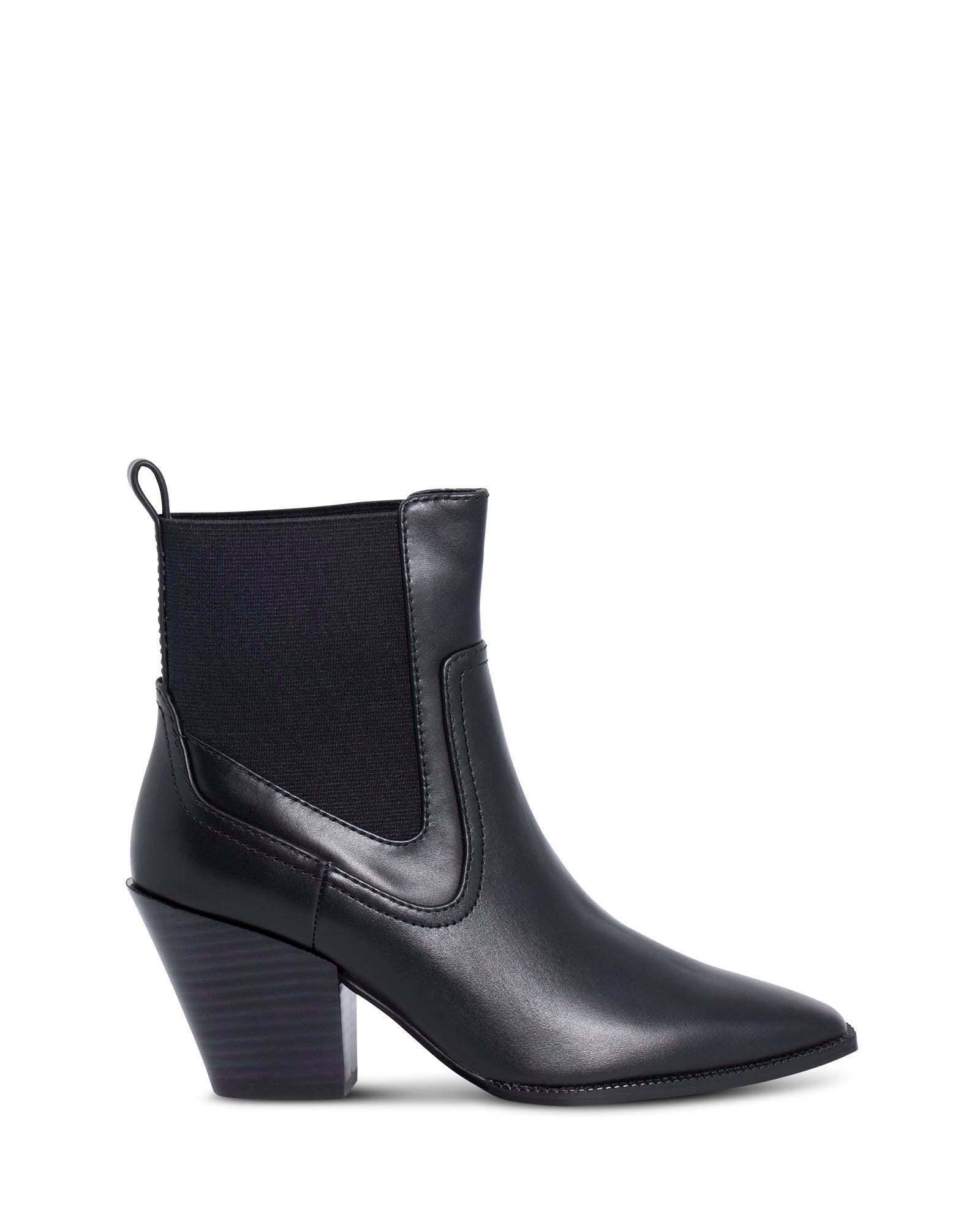 Norwich Black 7cm Western Style Ankle Boot 