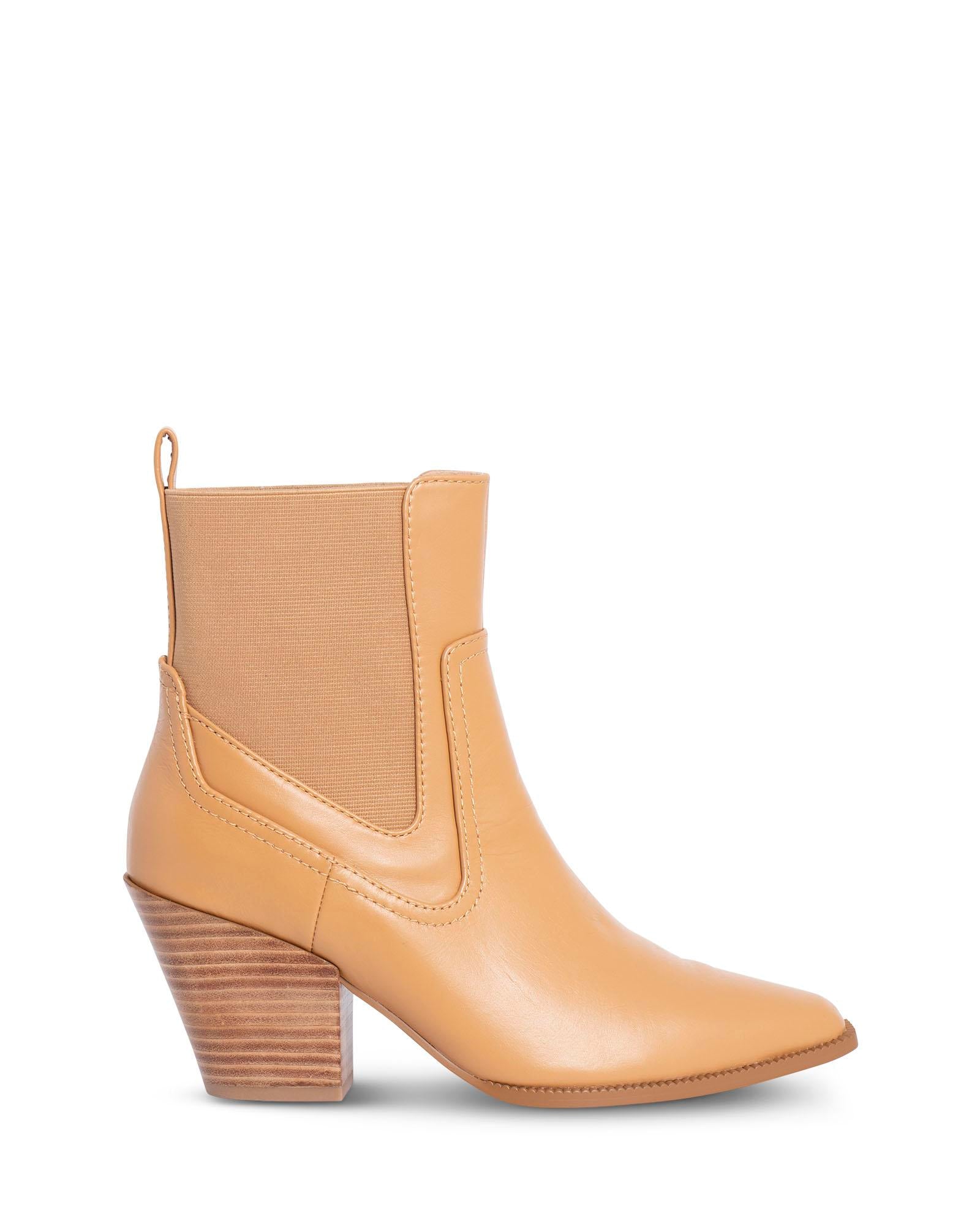 Norwich Tan 7cm Western Style Ankle Boot